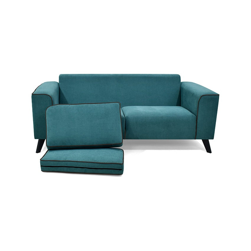 Sofa 3p lotus tela petroleo