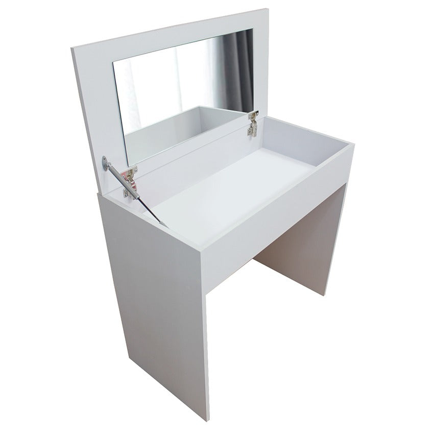 Combo tocador escritorio (76x80x40) blanco+ silla eames (83x46x51) blanca