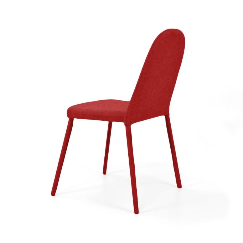 Silla dublín rojo tela