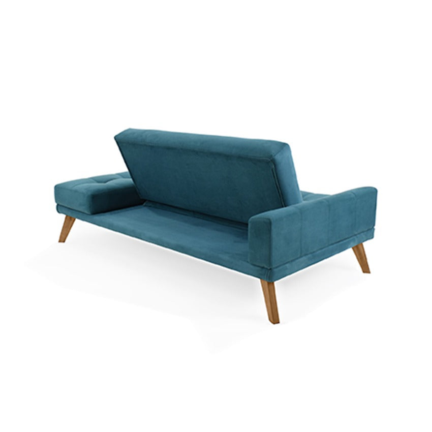 Sofa cama brunet tela petróleo