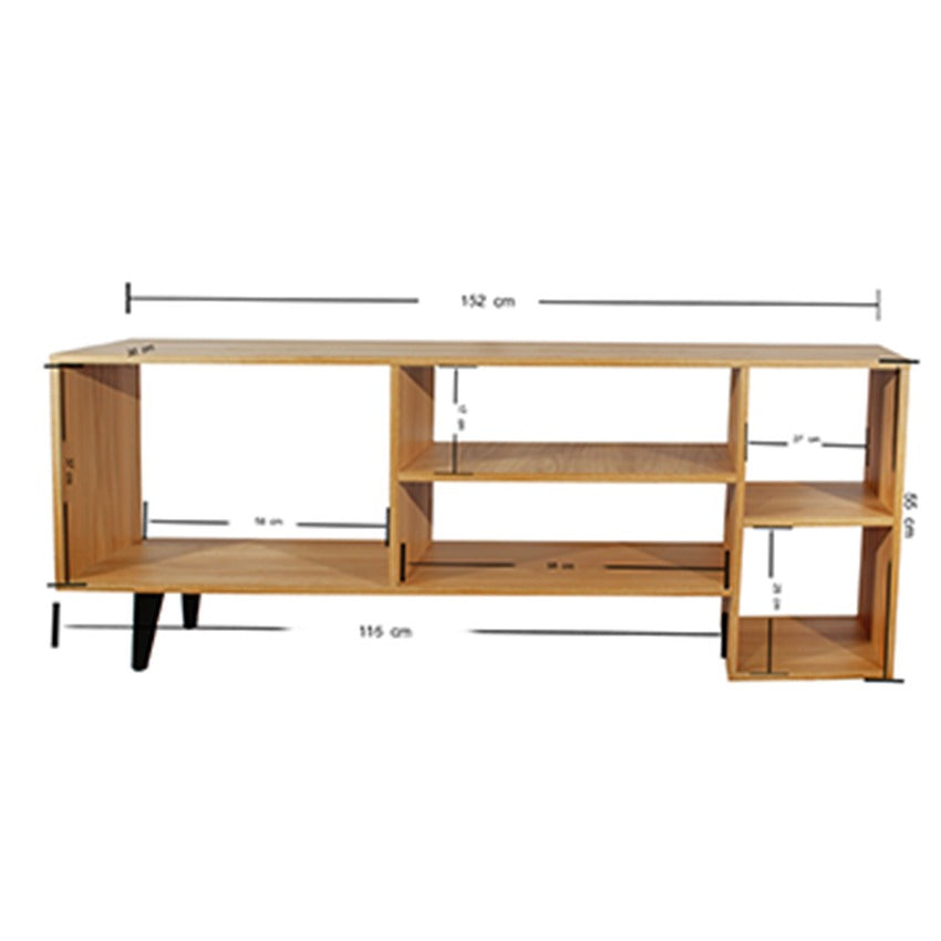 Mesa tv hasta de 65 pulgadas madrid fresno (55x150x30)