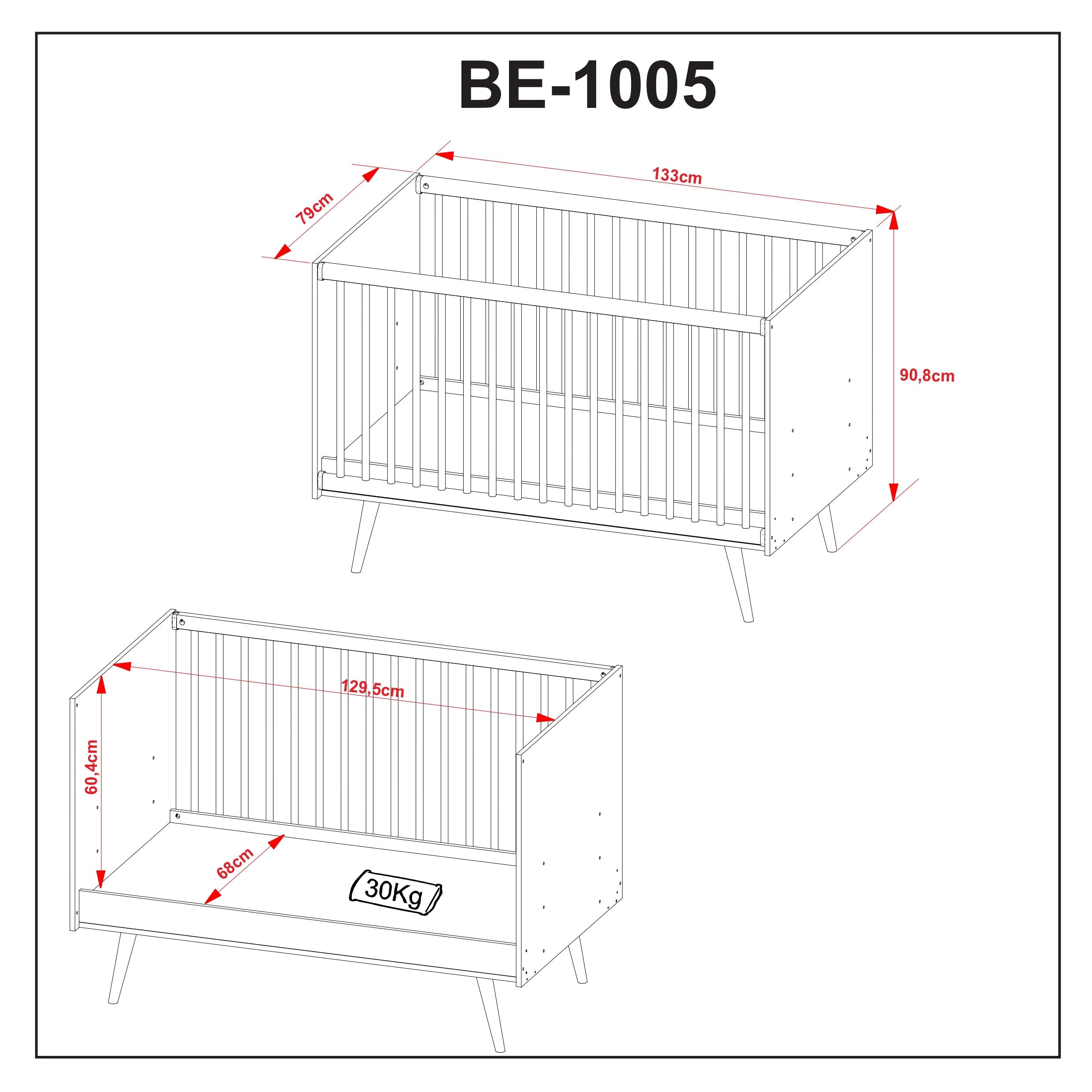 Cuna/cama Estela Blanco