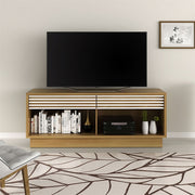 Mesa de tv ceuta natural blanco apagado