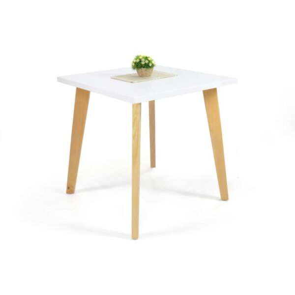 Mesa de comedor lyon 4 puestos blanco