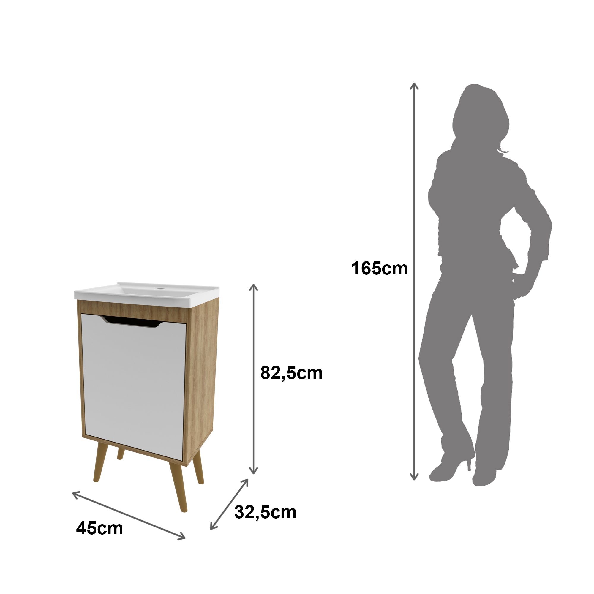 Mueble de Baño con Lavamanos Nexo