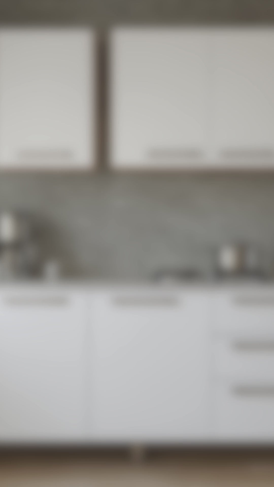 Cargar vídeo: Cocina gazania 120cm 6 puertas 2 cajones maderado natural blanco supremo