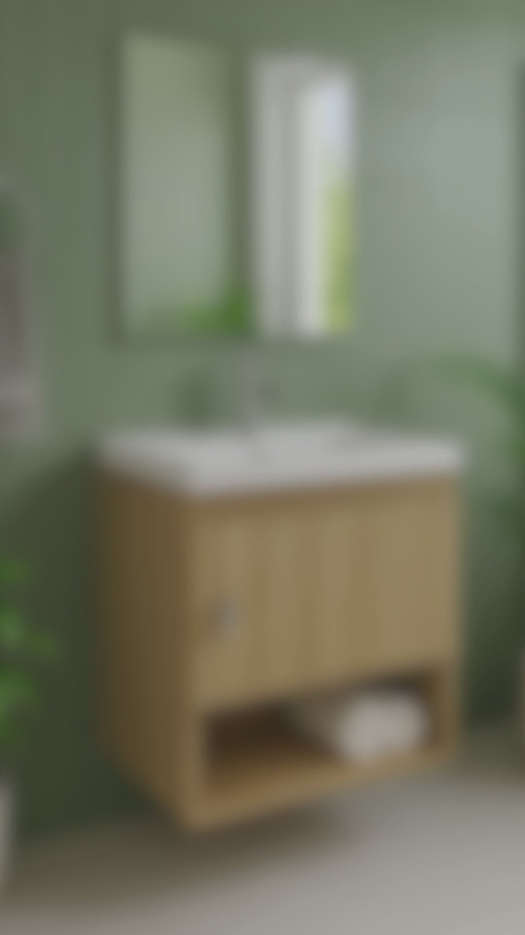 Cargar vídeo: Mueble De Baño con Lavamanos Linz