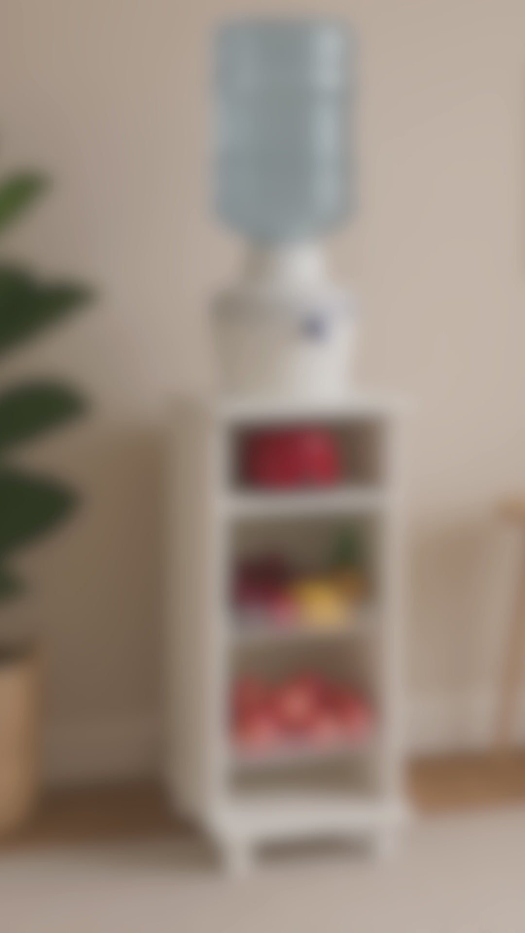 Cargar vídeo: Mueble Auxiliar de Cocina Lisboa Blanco con 4 Compartimientos