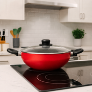 Sarten Wok Red 28 Cm Con Tapa Rojo