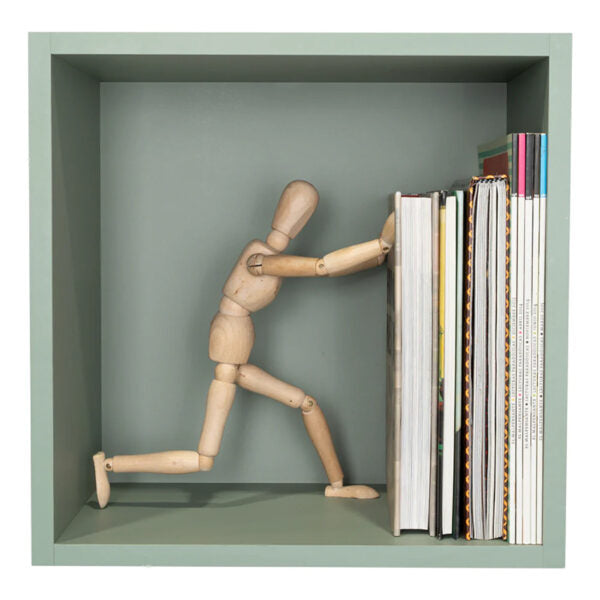 Repisa veta, agave, con espacio para objetos decorativos