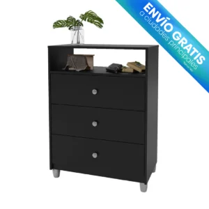 Cómoda Noah Negro con envío gratis