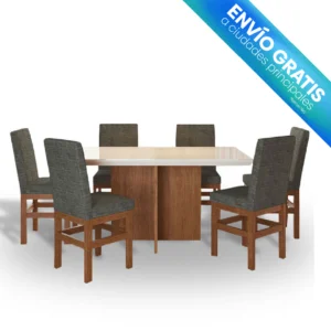 COMEDOR MADISON 6 PUESTOS con envio gratis