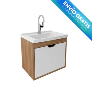 Mueble de baño Graz Teca/Blanco con envio gratis
